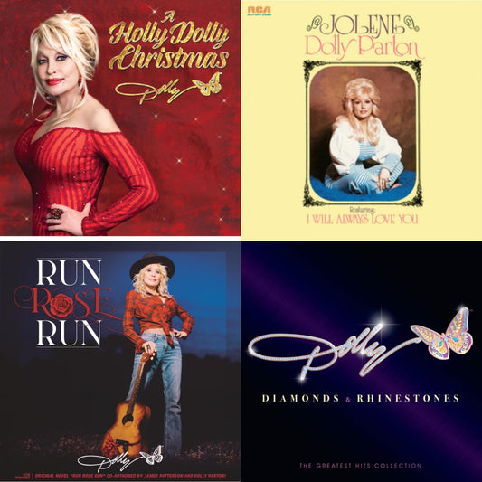 Dolly Parton - Holly Dolly Christmas (Ultimate Deluxe Edition) & Jolene (140G/Dl Insert) & Run Rose Run & Diamonds & Rhinestones: The Greatest Hits Collection (2LP)