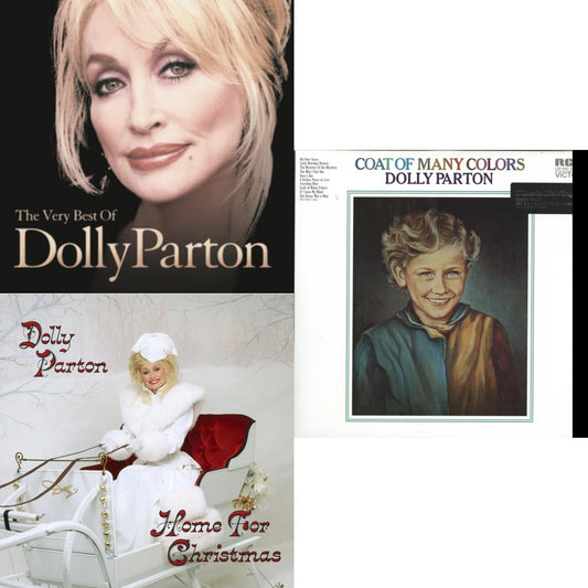 Dolly Parton - Very Best Of Dolly Parton (2LP) & Home For Christmas (140G) & Coat Of Many Colors (180G)