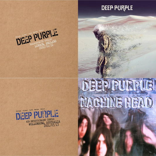 Deep Purple - Machine Head & Live In Wollongong 2001 (3LP/Import) & Whoosh! (2LP/Gatefold) & Live In London 2002 (3LP/Import)