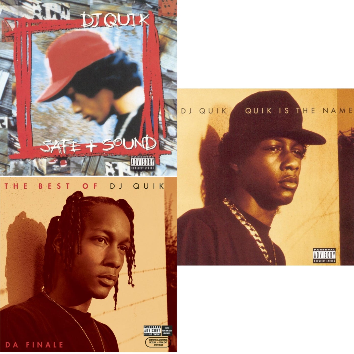 Dj Quik - Best Of Dj Quik: Da Finale & Safe & Sound & Quik Is The Name - CD Bundle
