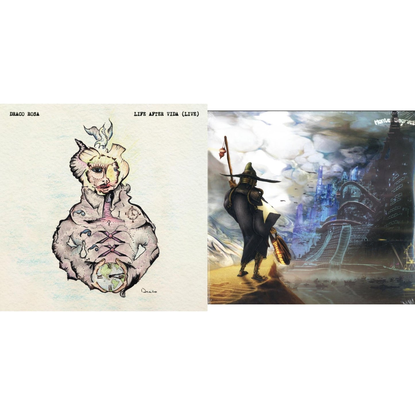 Draco Rosa - Monte Sagrado (2LP/180G Vinyl) & Life After Vida (Live) (2LP/180G /Milky Clear Vinyl)