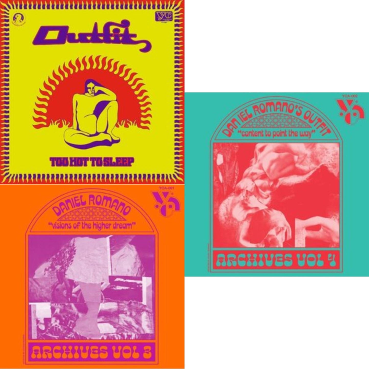 Daniel Romano - Visions Of The Higher Dream & Content To Point The Way & Too Hot To Sleep - LP Vinyl Bundle