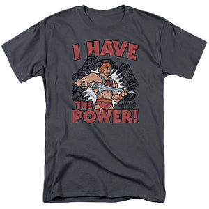 Masters Of The Universe I Have The Power Mens T Shirt Charcoal