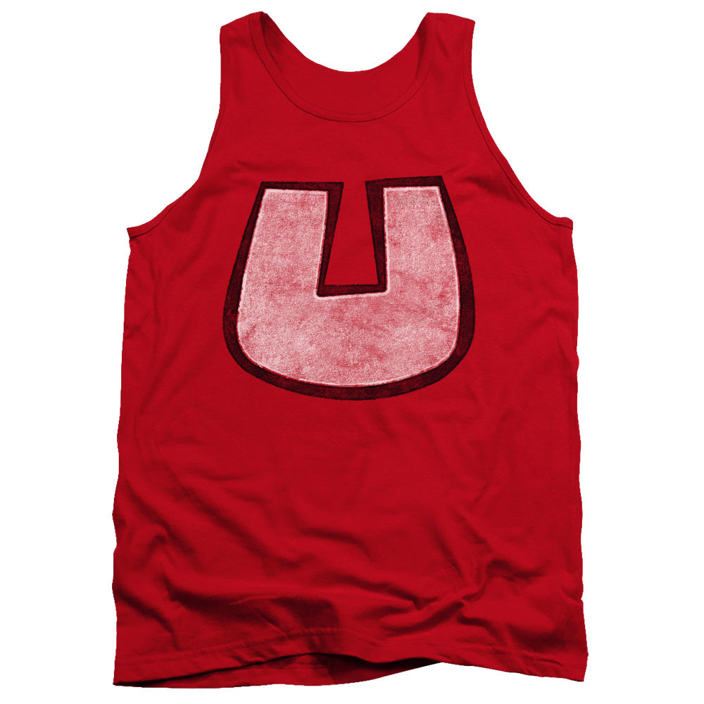 Underdog U Crest Mens Tank Top Shirt Red Officially Licensed