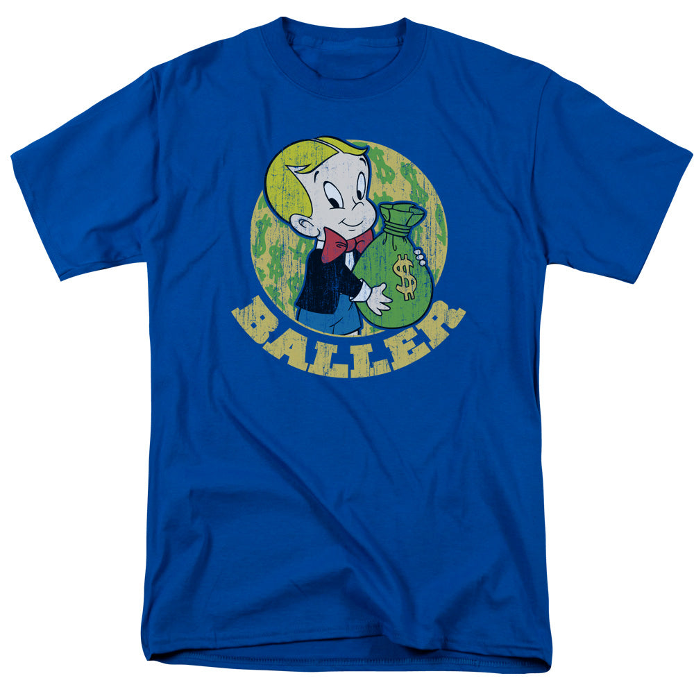 Richie Rich Baller Mens T Shirt Royal Blue