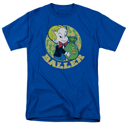 Richie Rich Baller Mens T Shirt Royal Blue