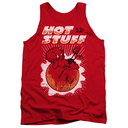 Hot Stuff On The Sun Mens Tank Top Shirt Red