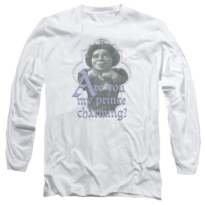 Shrek Lifes Questions Mens Long Sleeve Shirt White Officially Licensed Officially Licensed