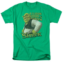 Load image into Gallery viewer, Shrek Looking Good Mens T Shirt Kelly Green