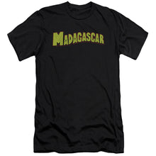 Load image into Gallery viewer, Madagascar Logo Premium Bella Canvas Slim Fit Mens T Shirt Black