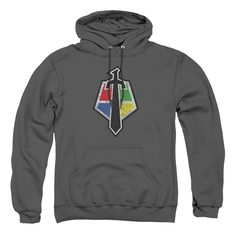 Voltron Sigil Mens Hoodie Charcoal Officially Licensed