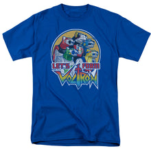 Load image into Gallery viewer, Voltron Lets Form Mens T Shirt Royal Blue