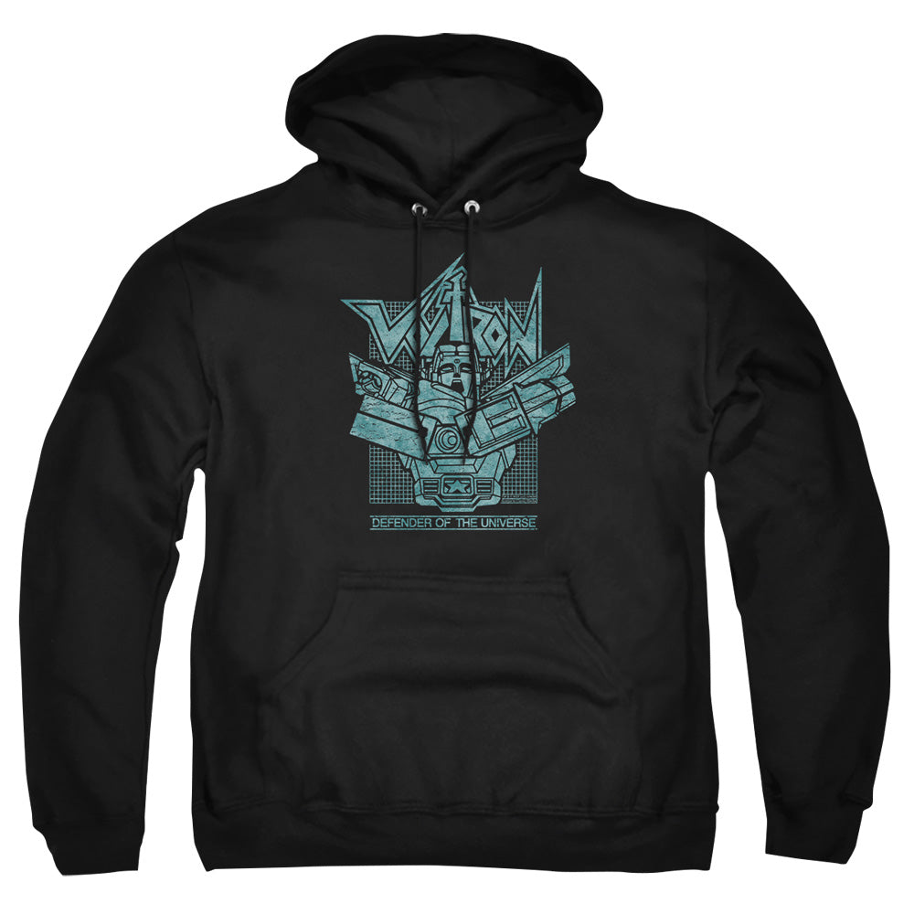 Voltron Defender Rough Mens Hoodie Black Officially Licensed