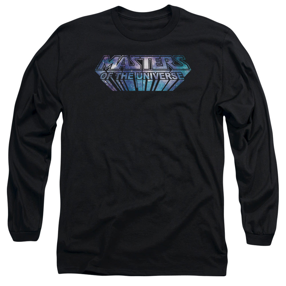 Masters Of The Universe Space Logo Mens Long Sleeve Shirt Black Officially Licensed