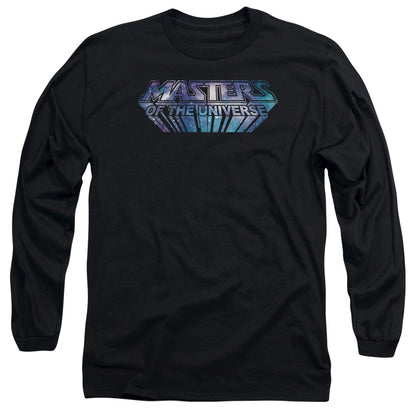 Masters Of The Universe Space Logo Mens Long Sleeve Shirt Black Officially Licensed
