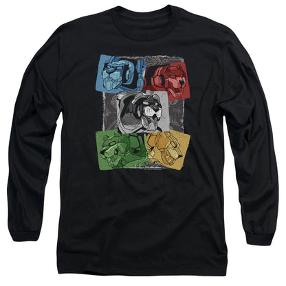 Voltron Pride Mens Long Sleeve Shirt Black Officially Licensed