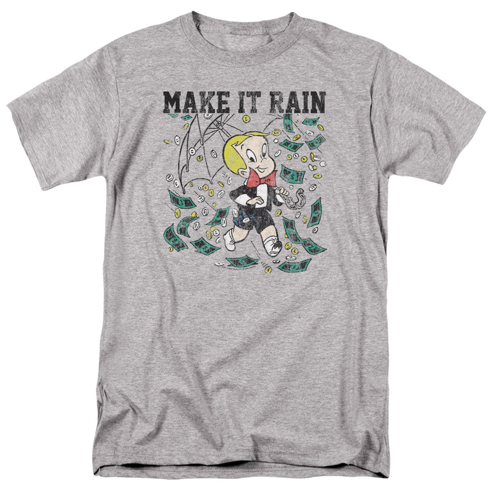 Richie Rich Make It Rain Mens T Shirt Athletic Heather Officially Licensed