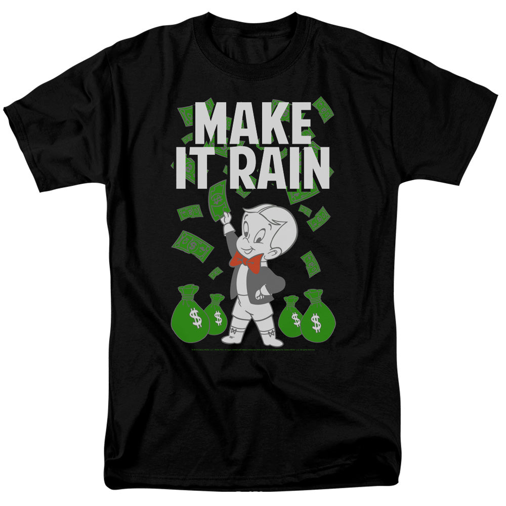 Richie Rich Make It Rain Mens T Shirt Black