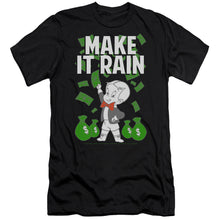 Load image into Gallery viewer, Richie Rich Make It Rain Hbo Premium Bella Canvas Slim Fit Mens T Shirt Black