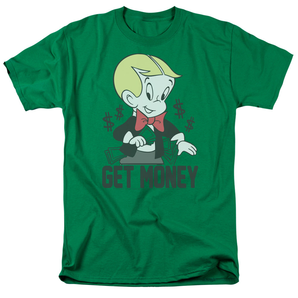 Richie Rich Get Money Mens T Shirt Kelly Green Officially Licensed