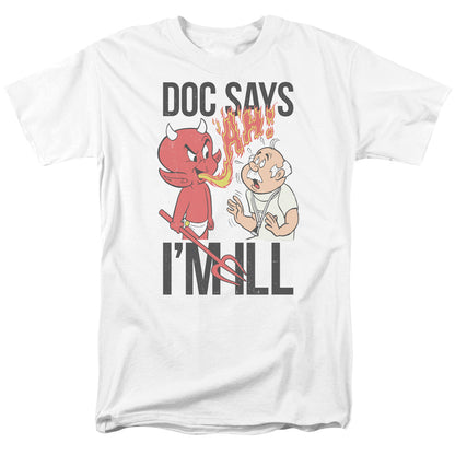 Hot Stuff Doc Says Mens T Shirt White