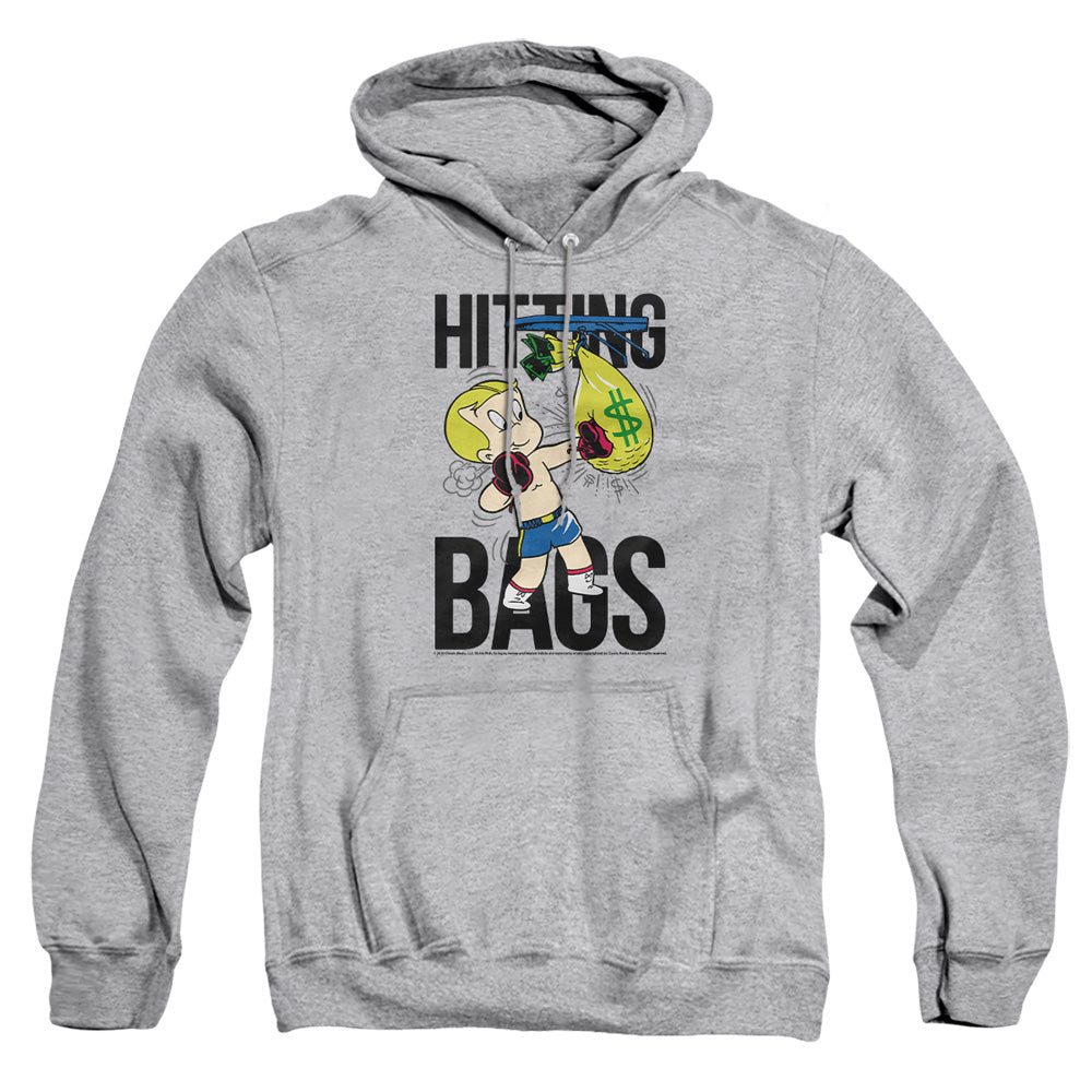 Richie Rich Make It Rain Mens Hoodie Athletic Heather