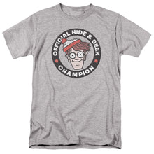 Load image into Gallery viewer, Wheres Waldo Champion Mens T Shirt Athletic Heather