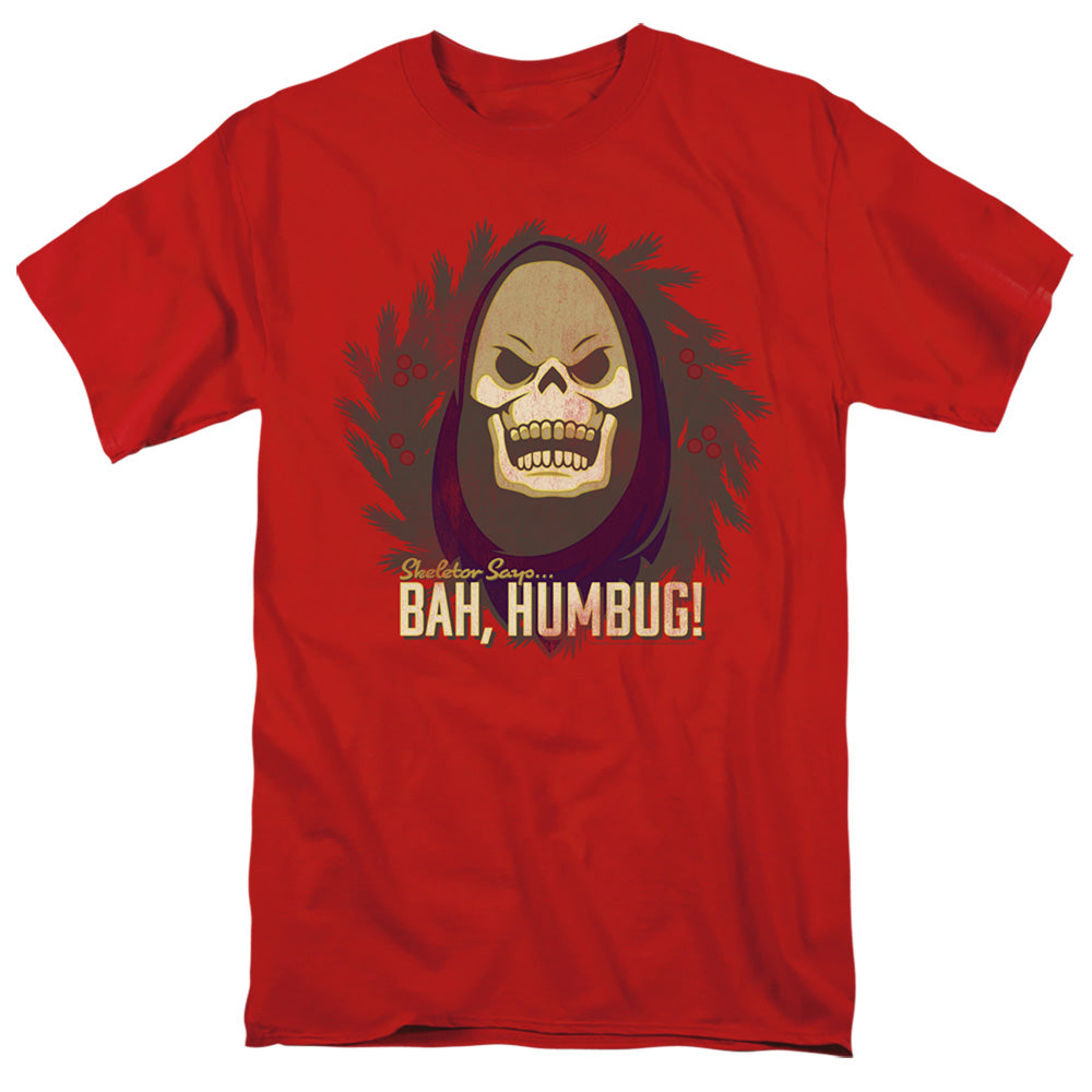 Masters Of The Universe Bah Humbug Mens T Shirt Red