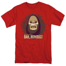 Load image into Gallery viewer, Masters Of The Universe Bah Humbug Mens T Shirt Red