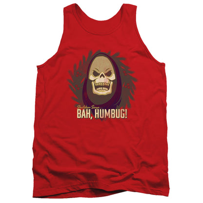 Masters Of The Universe Bah Humbug Mens Tank Top Shirt Red