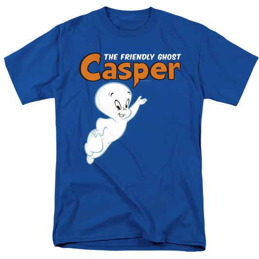 Casper Logo And Casper Mens T Shirt Royal Blue