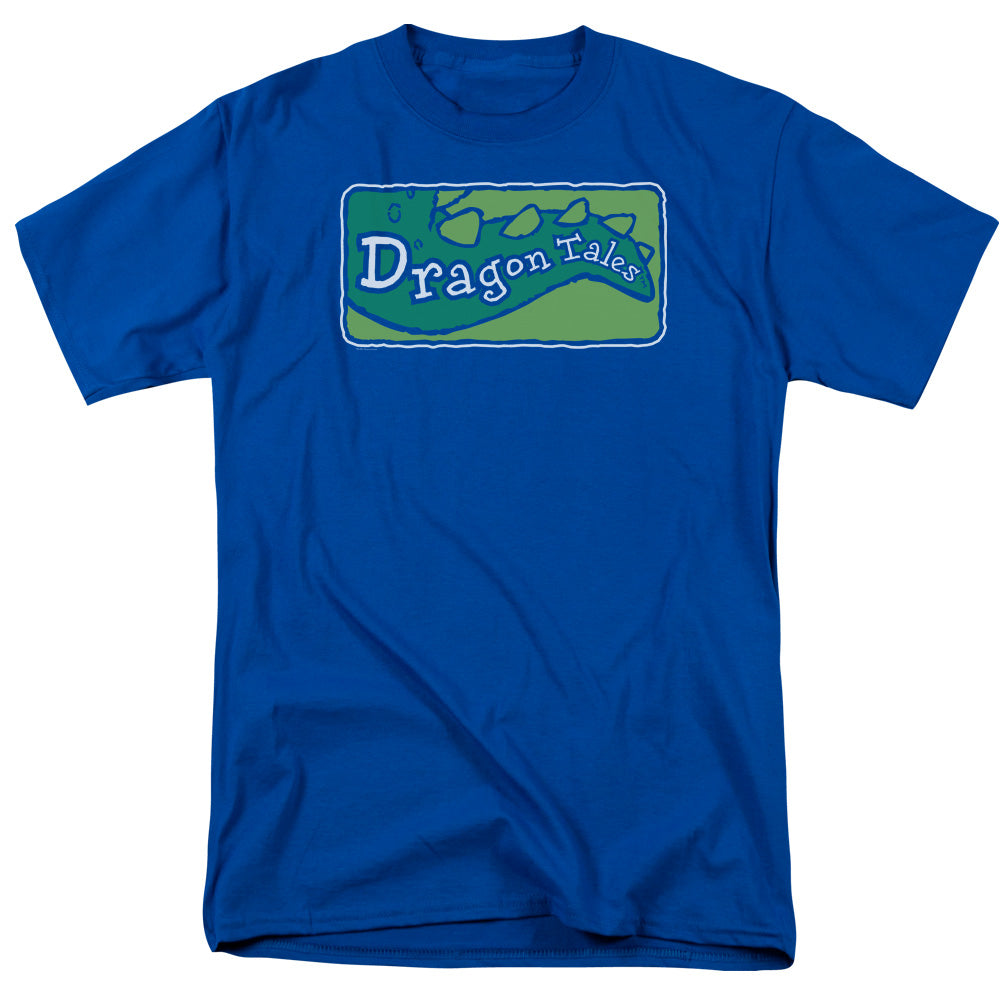 Dragon Tales Logo Clean Mens T Shirt Royal
