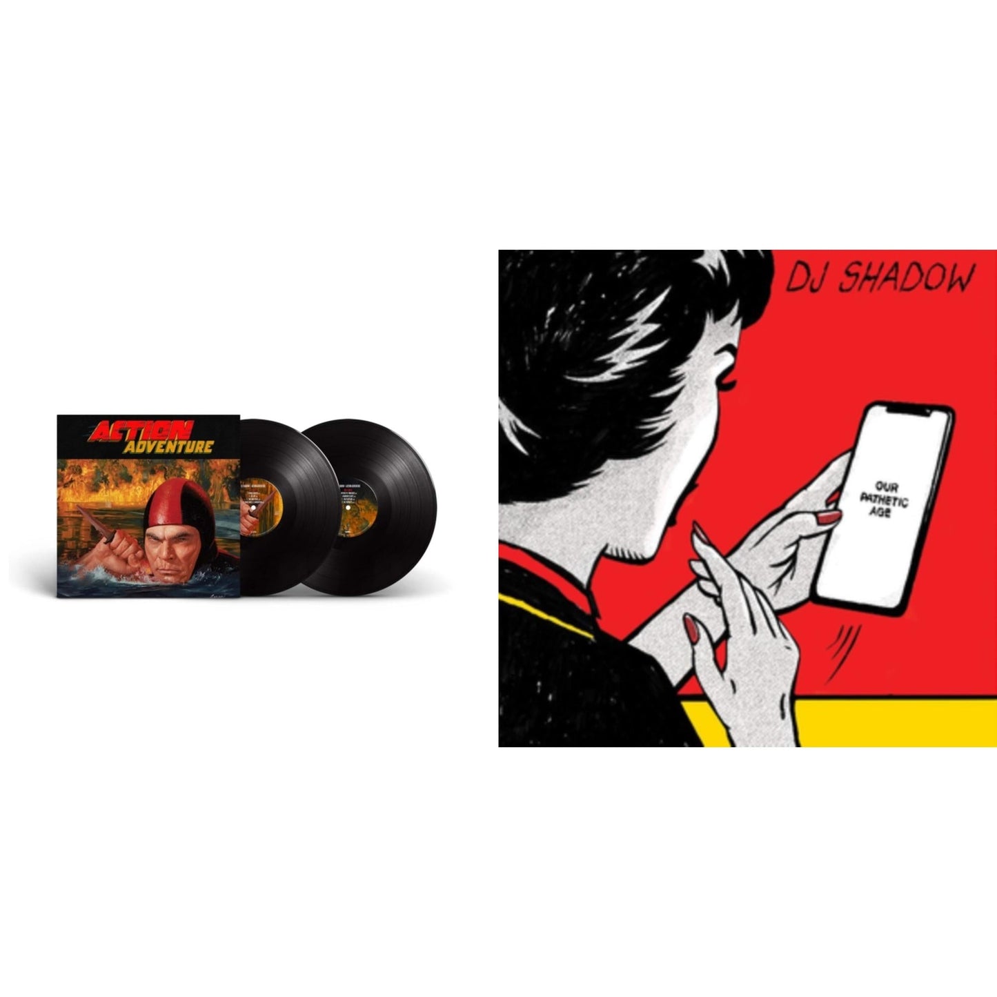 Dj Shadow - Action Adventure (2LP) & Our Pathetic Age (2 LP)