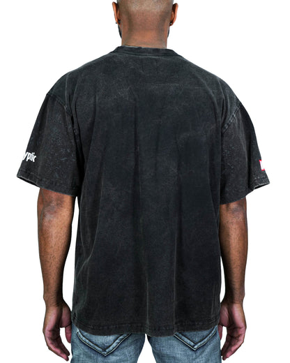 Deadpool x Wolverine - Best Buds Oversized Black Mens T Shirt