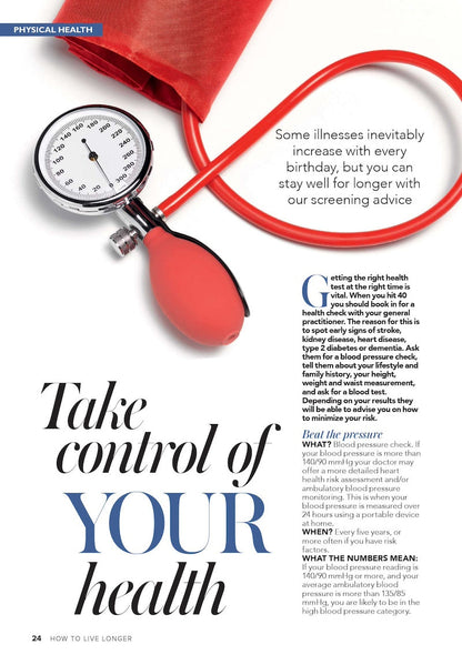 How To Live Longer - 30+ Recipes, Get Strong & Healthy, Mental Health, Blue Zones, Age Well, Midlife Checklist, Prevent Diseases, Diets, Week-By-Week Walking, Swimming, Strength Training & Yoga Plans!