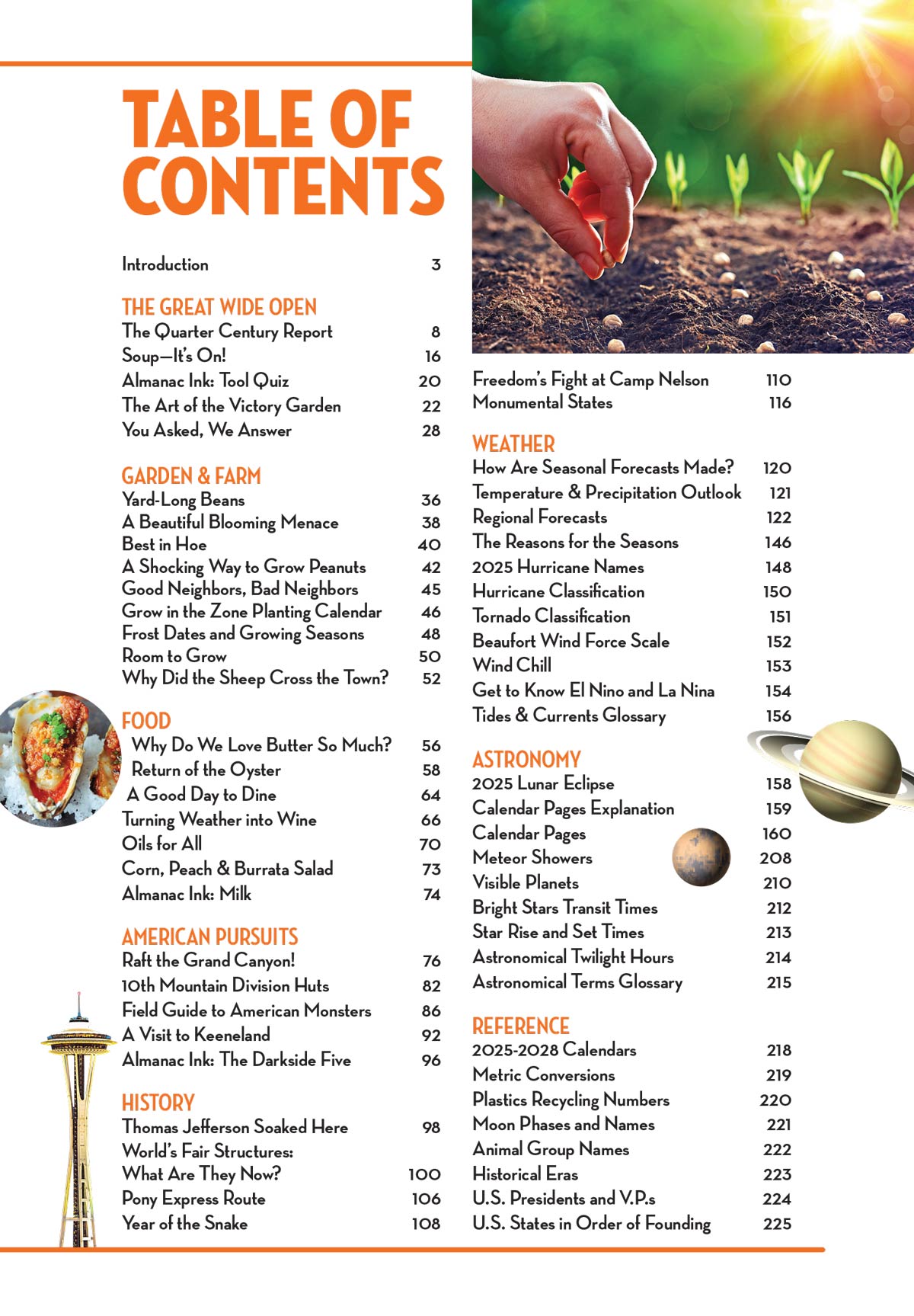 American Farmers Almanac 2025 - Weather Forecasts, Gardening Guides, Astronomical Events, Historical Interests, Travel Ideas, Household Tips, Reference, Growing Seasons, Precipitation Outlook & More!