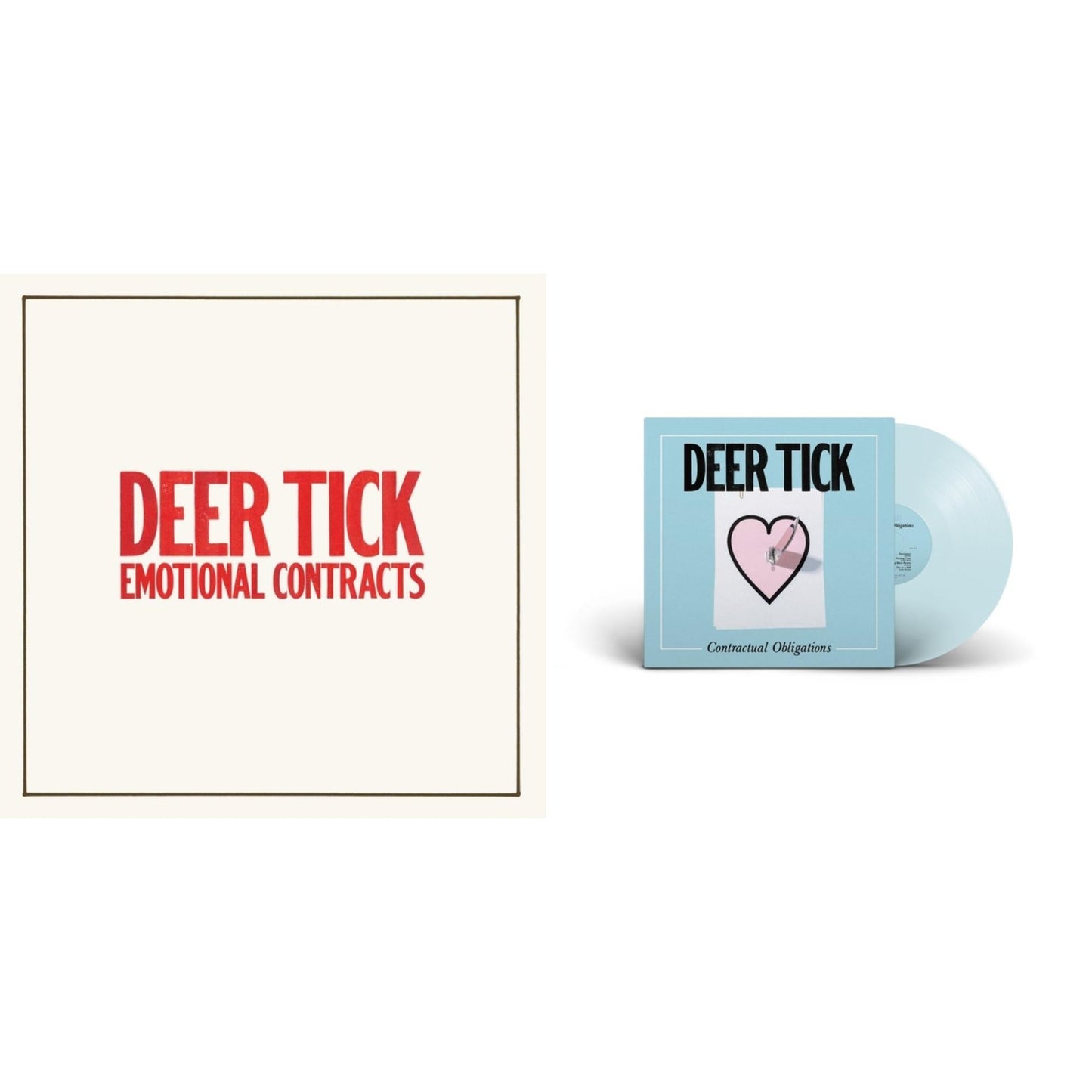 Deer Tick - Emotional Contracts (Opaque Red LP Vinyl) & Contractual Obligations (Ep) (Ice Blue LP Vinyl)