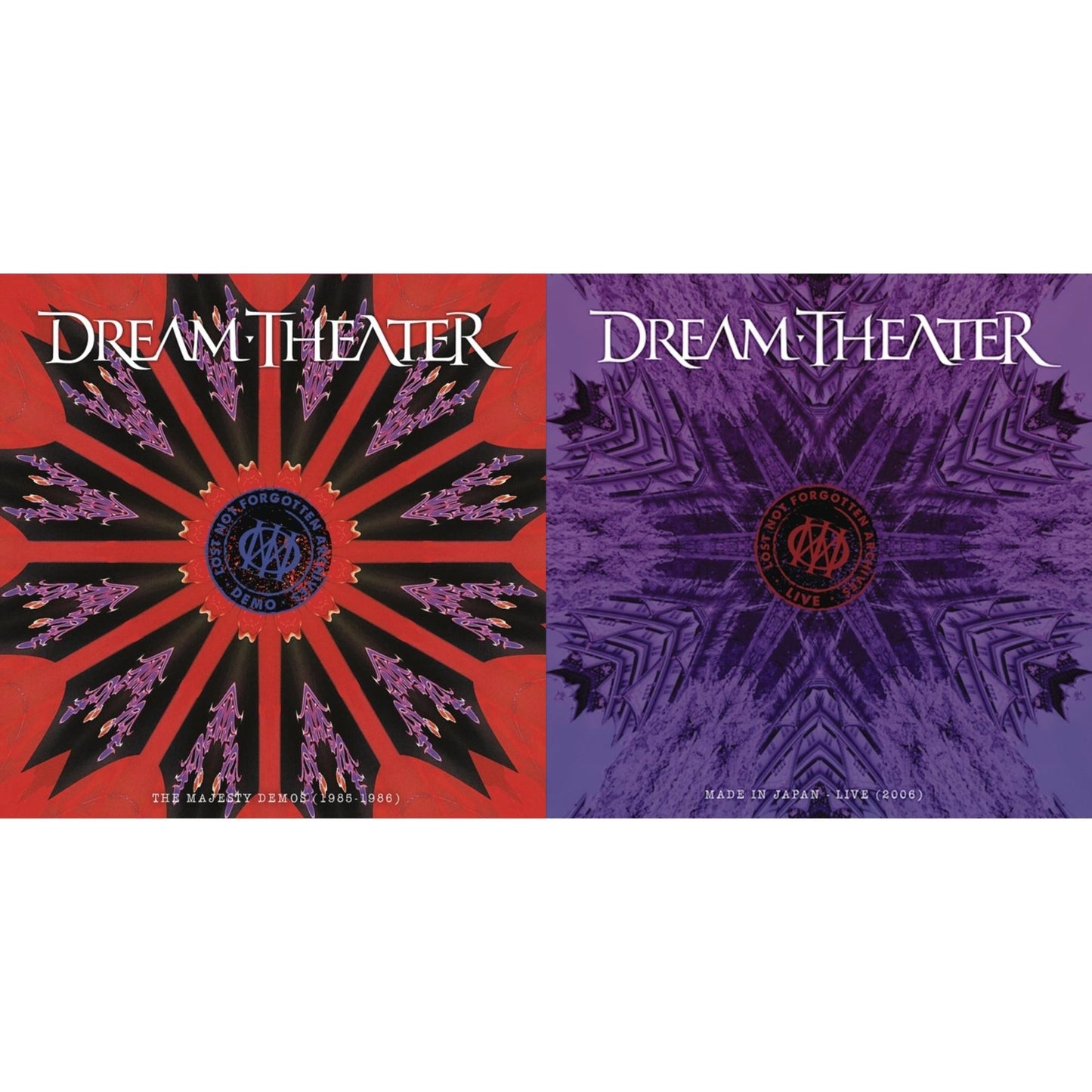 Dream Theater - Lost Not Forgotten Archives: The Majesty Demos (1985-1986) (2LP/CD) & Lost Not Forgotten Archives: Made In Japan - Live (2006) (2LP/CD)