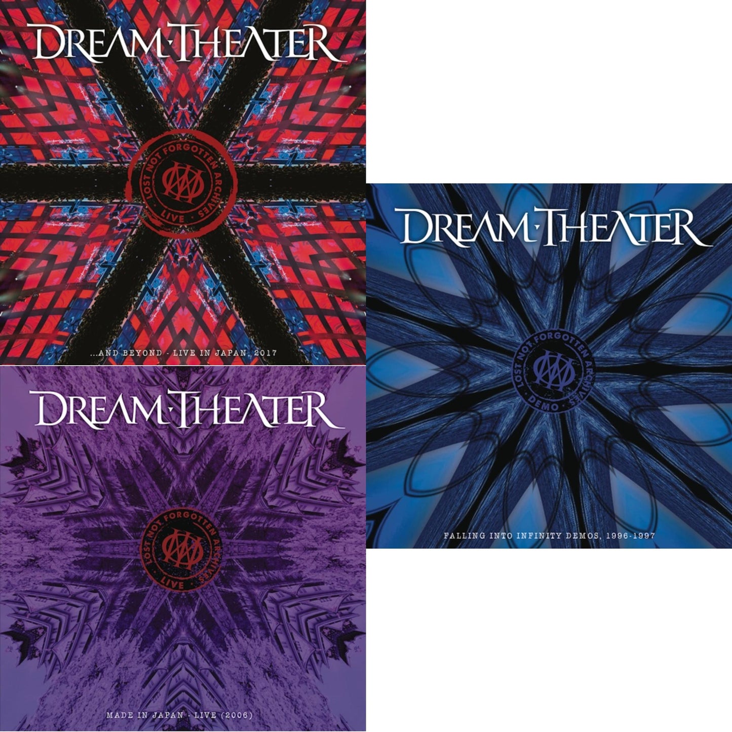Dream Theater - Lost Not Forgotten Archives: ... & Beyond - Live In Japan, 2017 (2LP/CD) & Lost Not Forgotten Archives: Falling Into Infinity Demos, 1996-1997 (3LP/2CD) & Lost Not Forgotten Archives: Made In Japan - Live (2006) (2LP/CD)