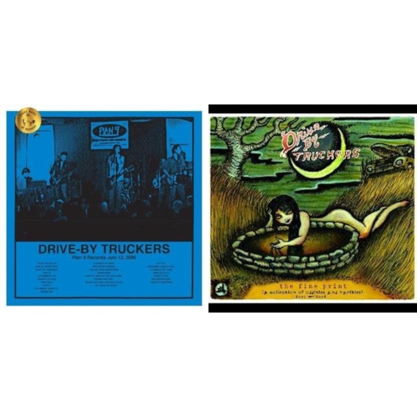 Drive-By Truckers - Plan 9 Records July 13, 2006 (3LP) & Fine Print (Clear With Green Splatter Vinyl/Limited Edition/2LP/180G)