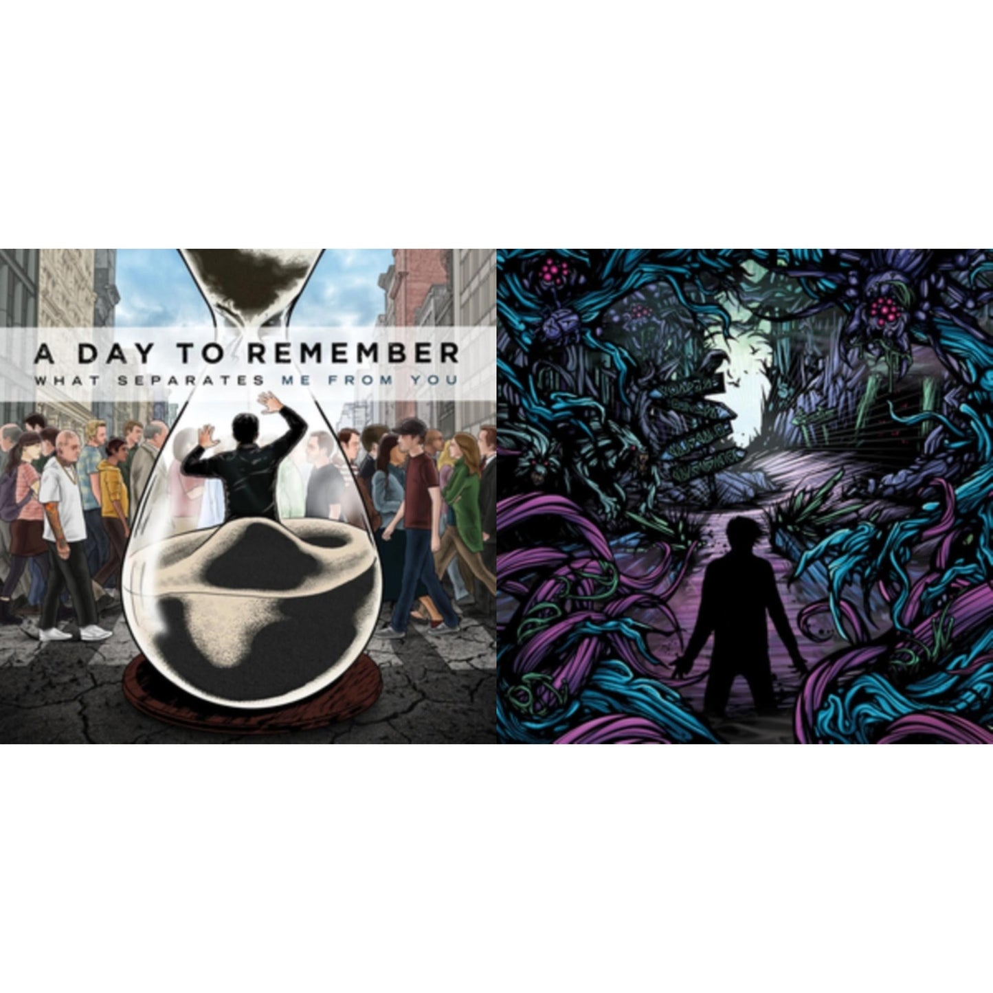 Day To Remember - Homesick & What Separates Me From You - LP Vinyl Bundle