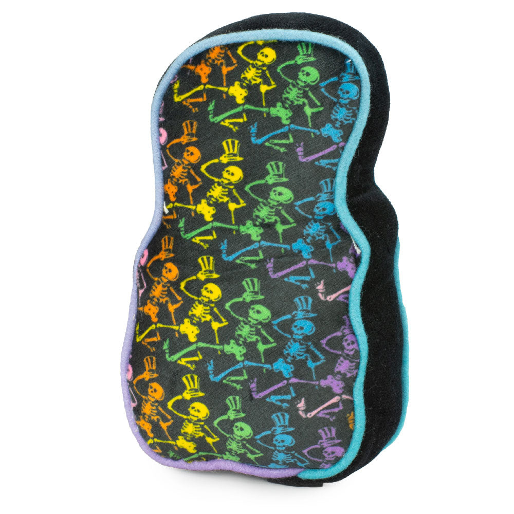 Grateful Dead Skeleton Head Dancing Skeletons Plush Squeaker Dog Toy