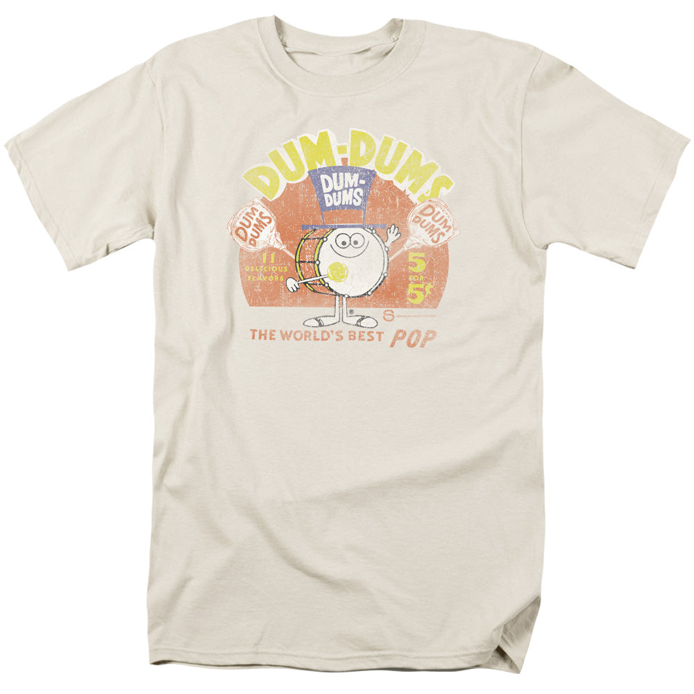 Dum Dums Best Pop Mens T Shirt Cream