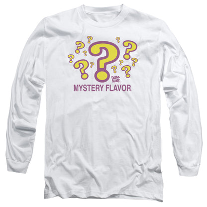 Dum Dums Mystery Flavor Mens Long Sleeve Shirt White