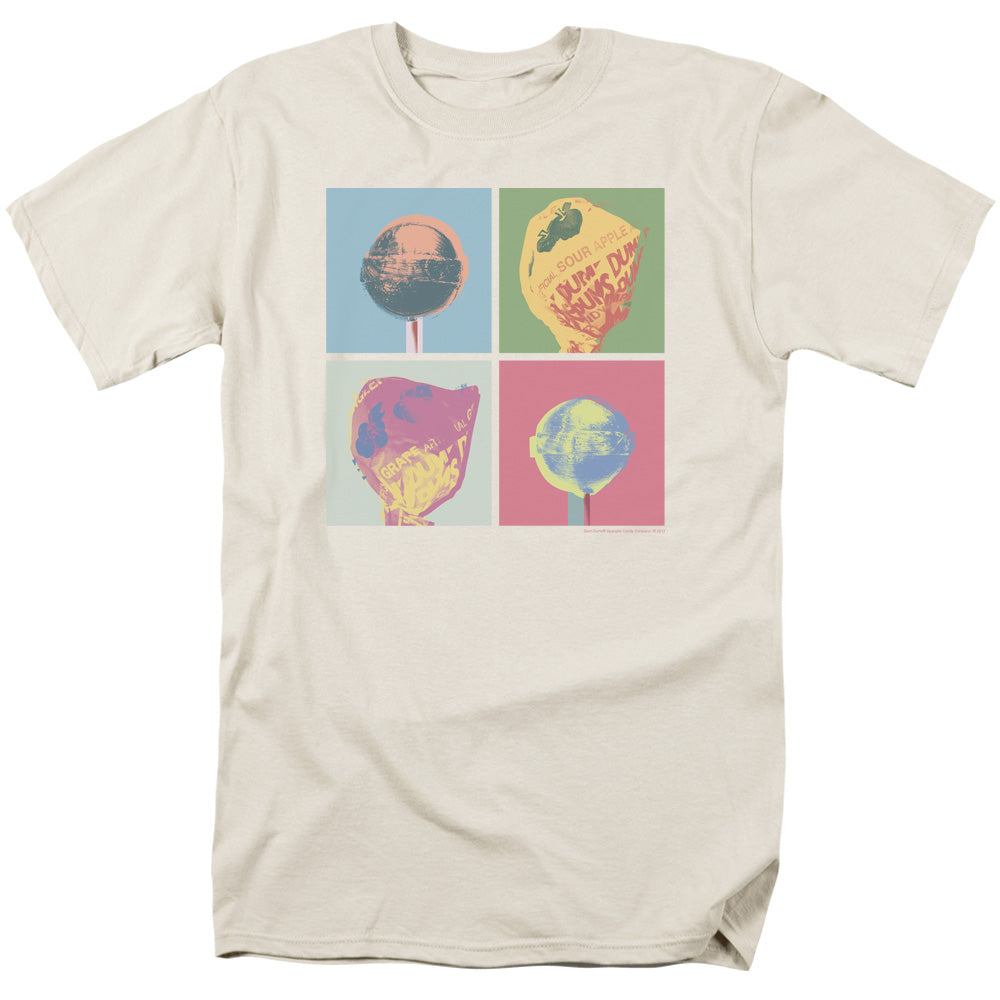 Dum Dums Pop Art Mens T Shirt Cream