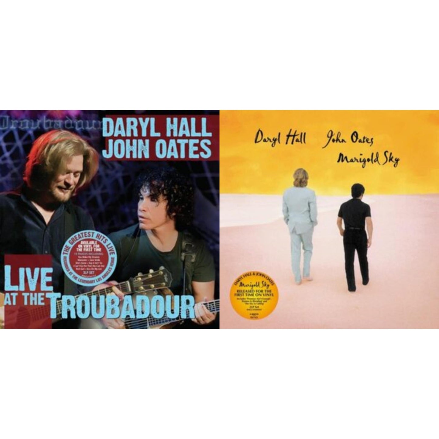 Daryl & John Oates Hall - Live At The Troubadour (3LP) & Marigold Sky (2LP)