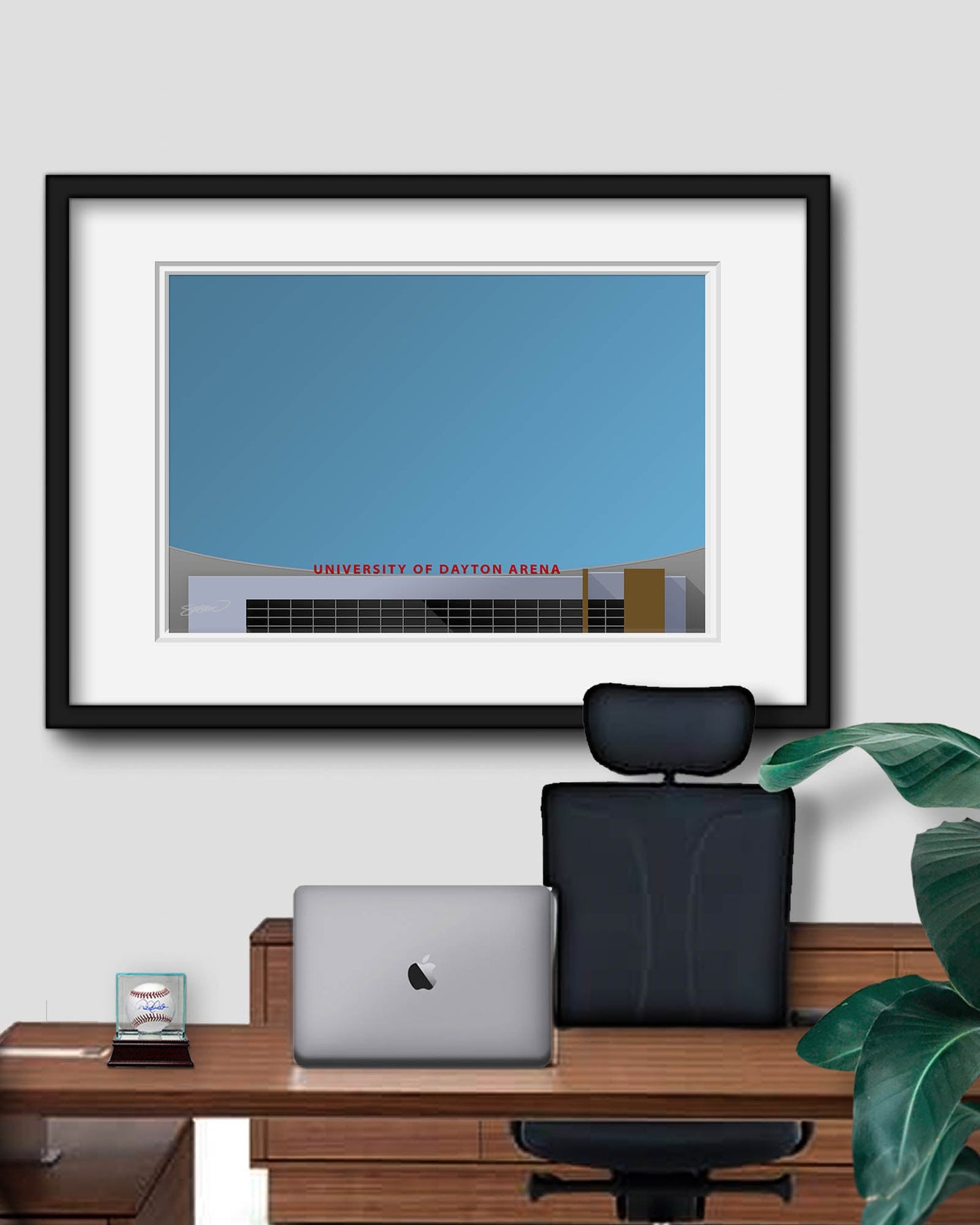 Minimalist UD Arena - University of Dayton