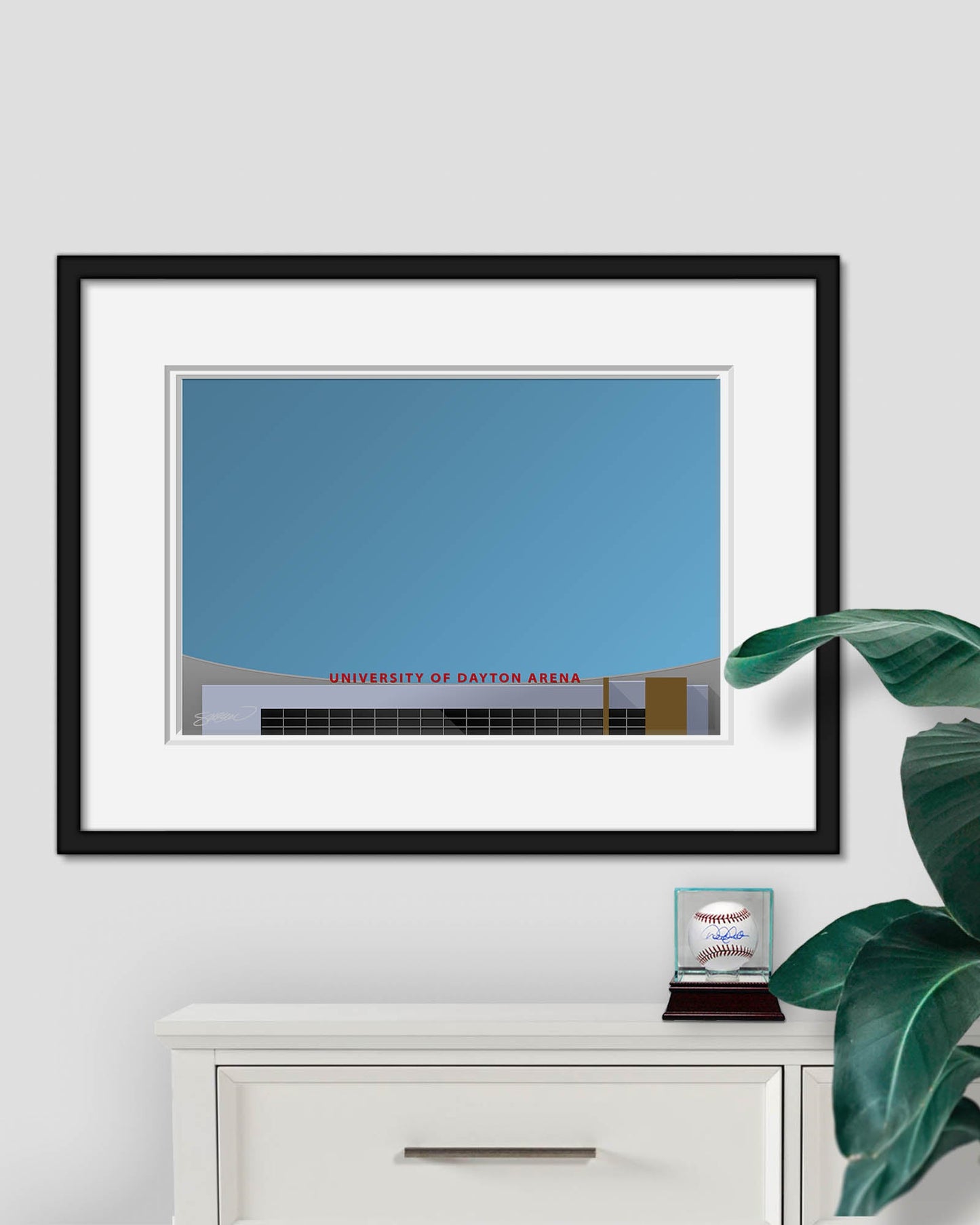 Minimalist UD Arena - University of Dayton