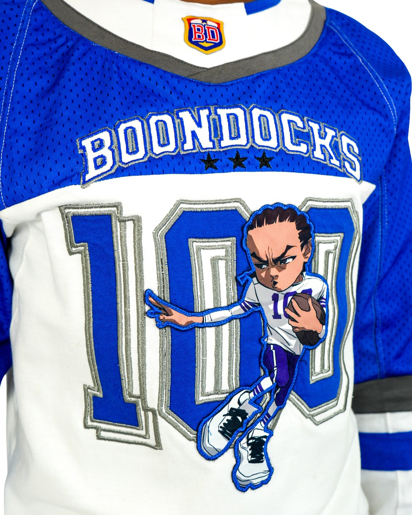 The Boondocks Riley Football Knit Blue Jersey