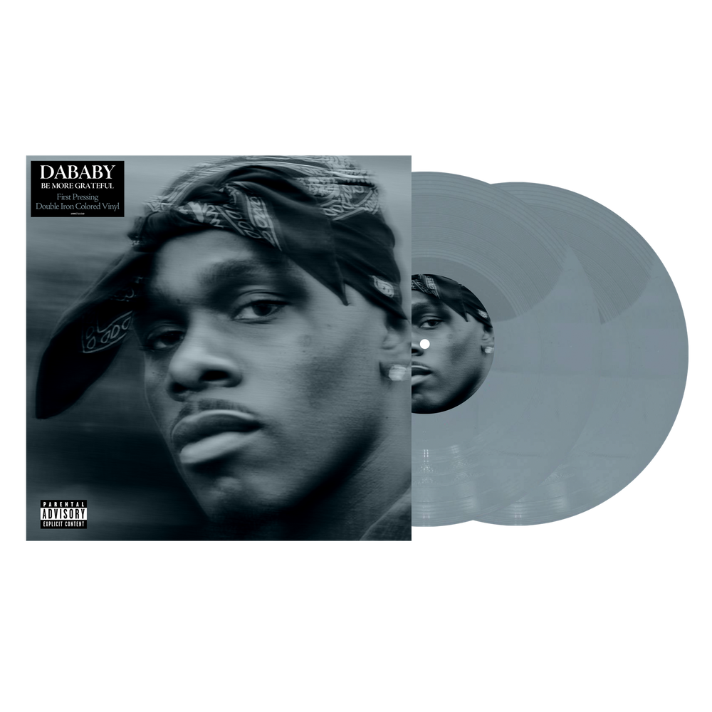DaBaby – BE MORE GRATEFUL (Iron 2-LP Vinyl) Vinyl Record